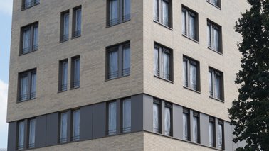 Frontansicht Neubau ohne Gerüst | © Jobcenter Bremerhaven